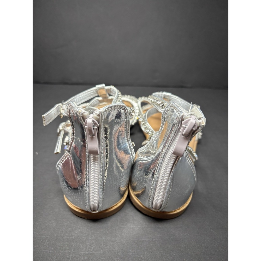 Torrid‎ Studded Gladiator Sandal - Silver Size 10 WW READ - Picture 4 of 7